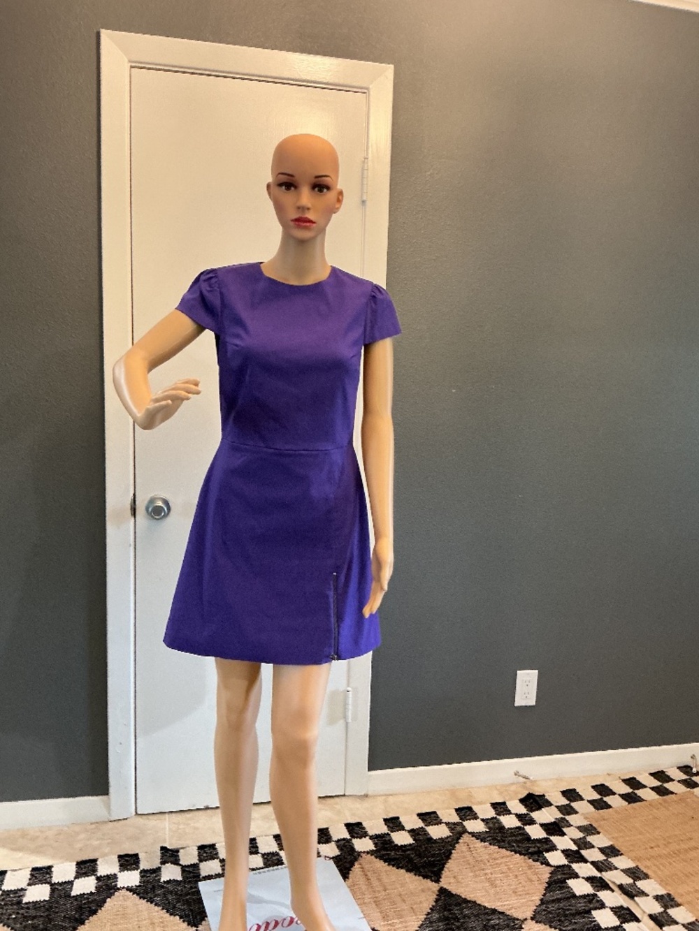 Alice and Olivia Mini Dress Purple Size S